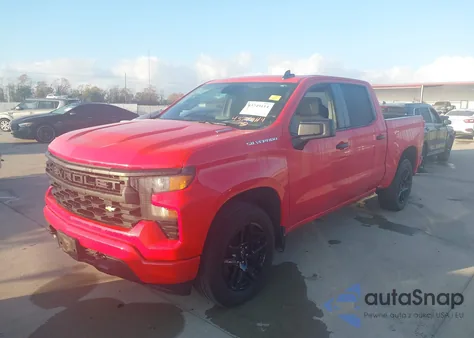 2025 Chevrolet Silverado 1500 2Wd Short Bed Custom z USA, uszkodzony, nr VIN 3GCPABEK4SG117192